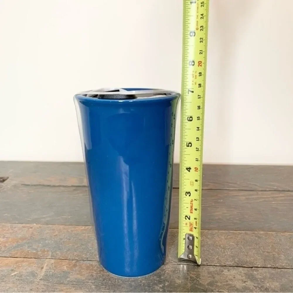 New In Box Rae Dunn Red, White, & Booze Travel Mug Rae Dunn Artisan Collection - Picture 6 of 7